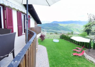 Melanies Guesthouse Caldaro - vista dal balcone panoramico